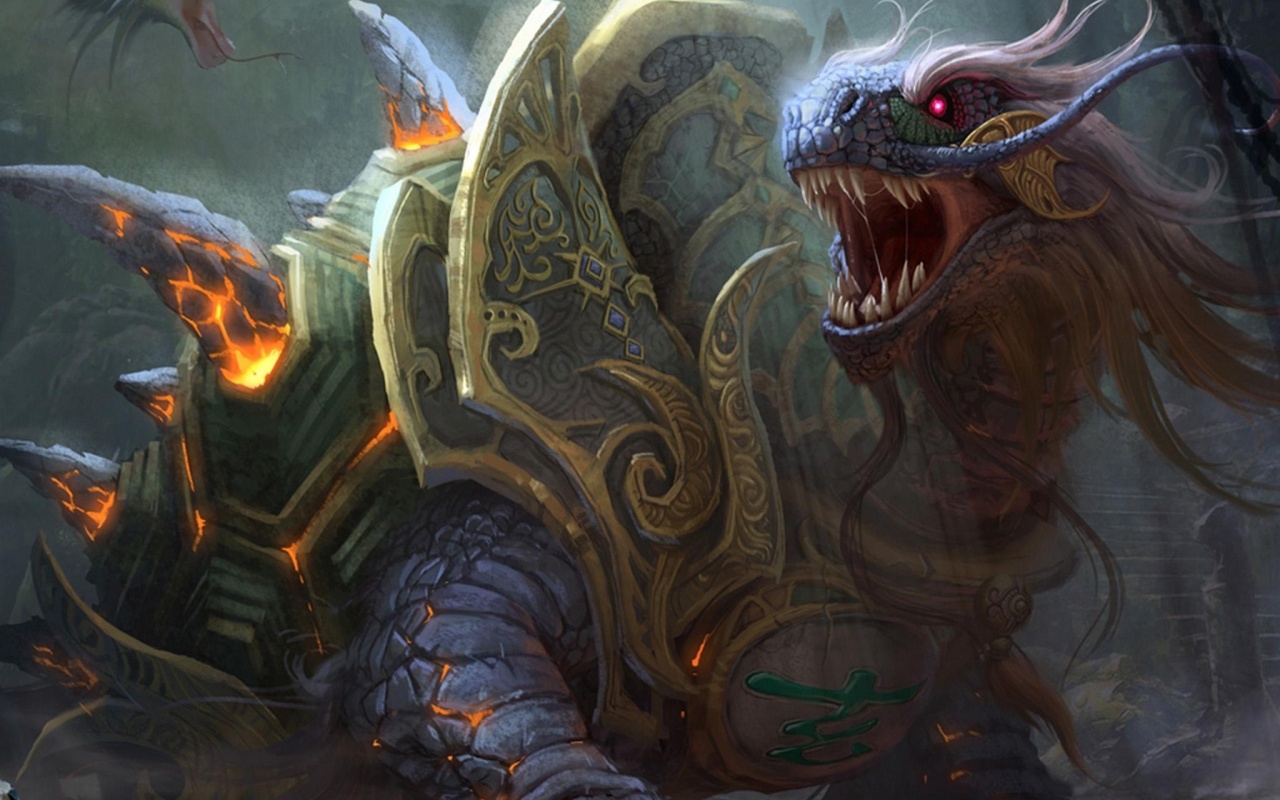 Драон-черепаха обои