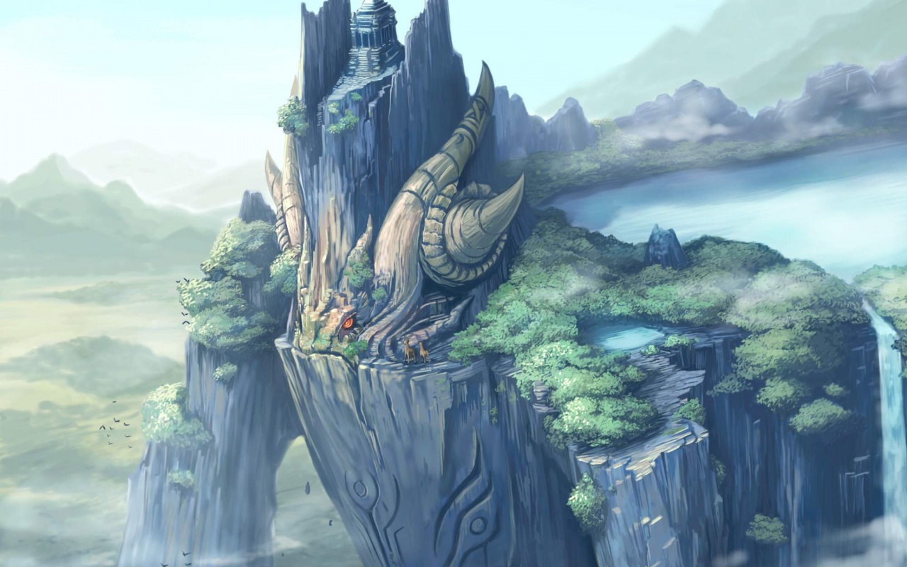 Храм на живой скале обои