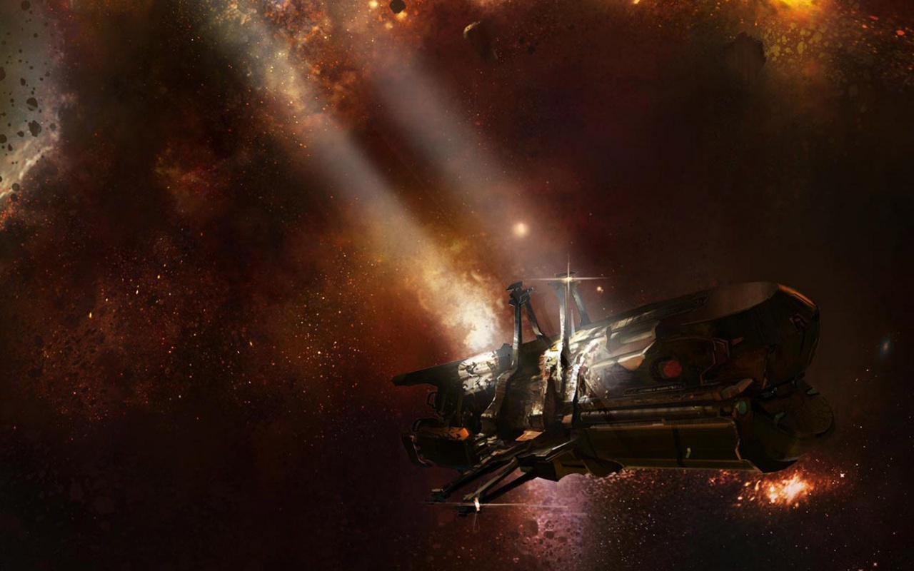 В космических глубинах обои