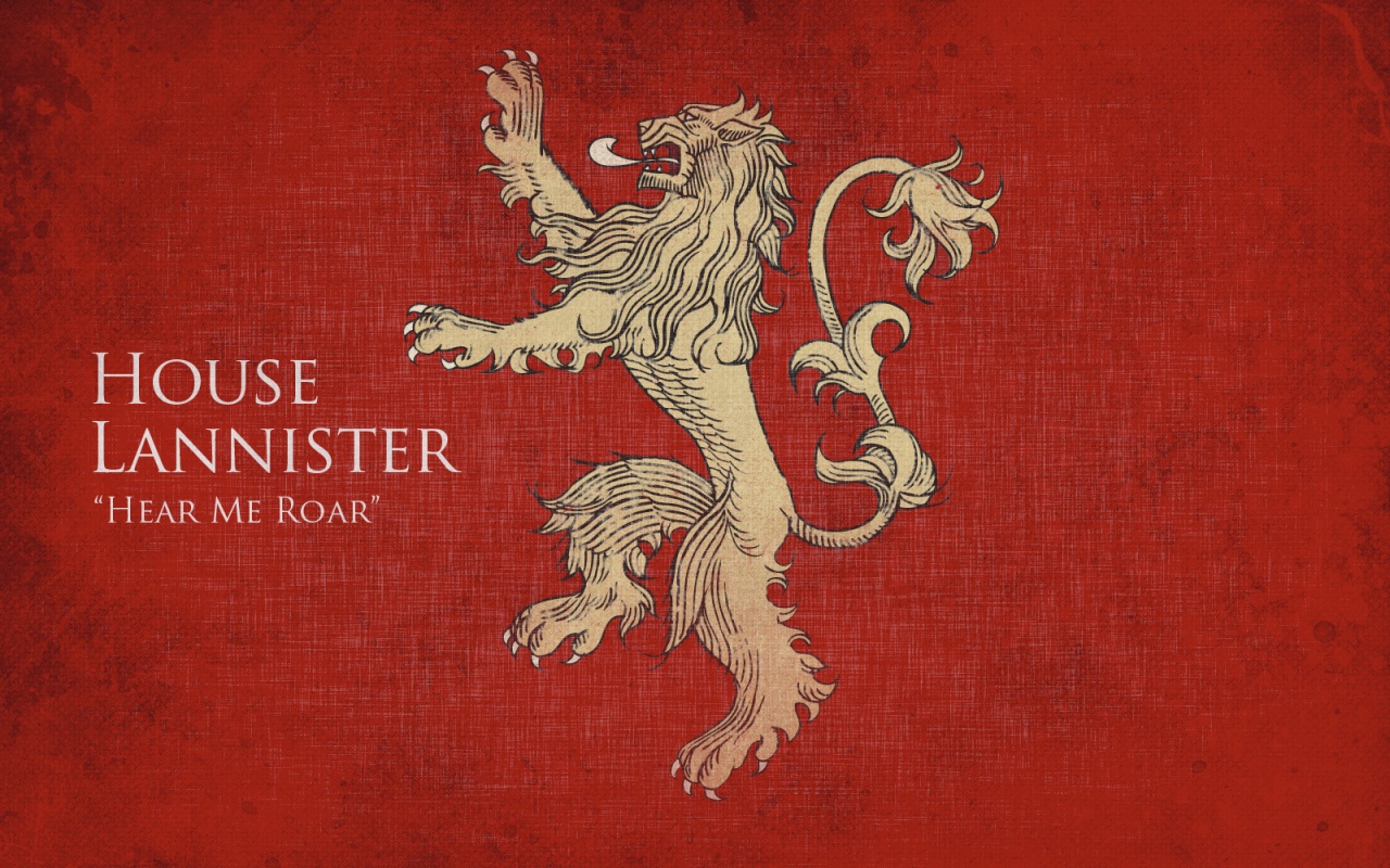 Герб дома Ланнистеров обои