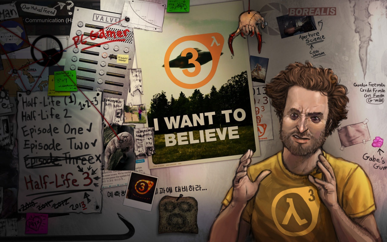 Half Life 3 - I want to believe обои