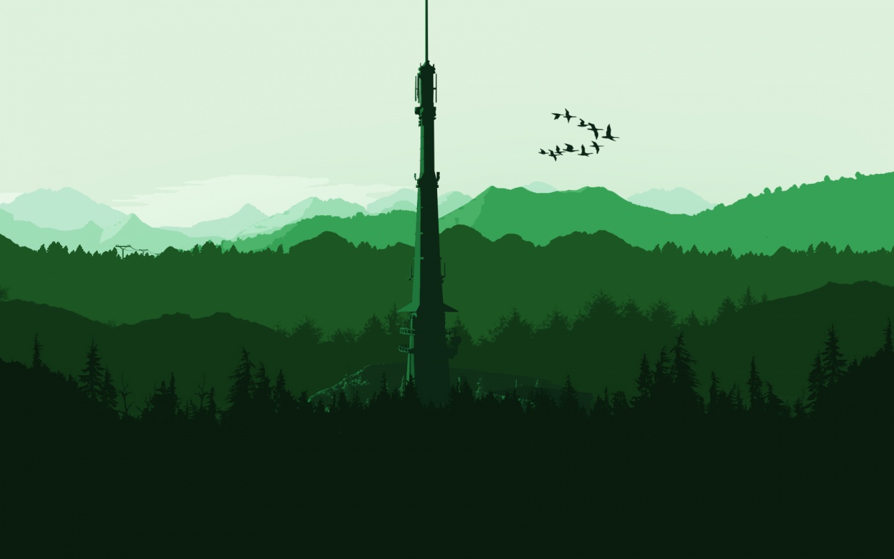 Зеленые горы обои