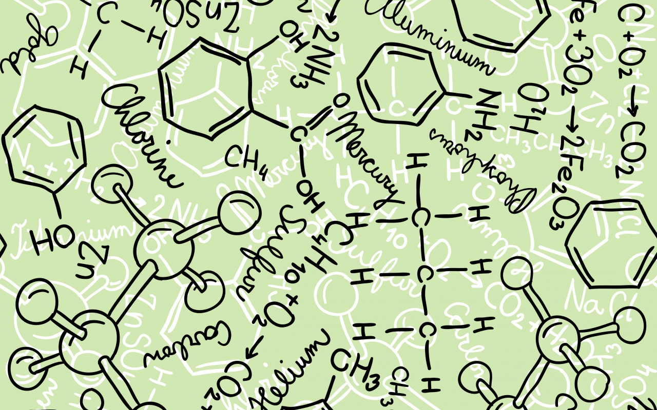 Химические формулы обои