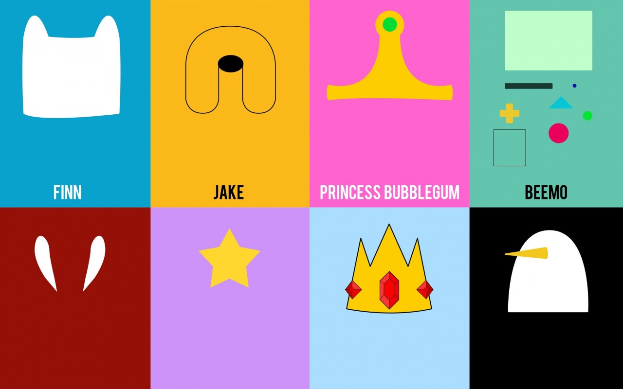 Время приключений схематично обои