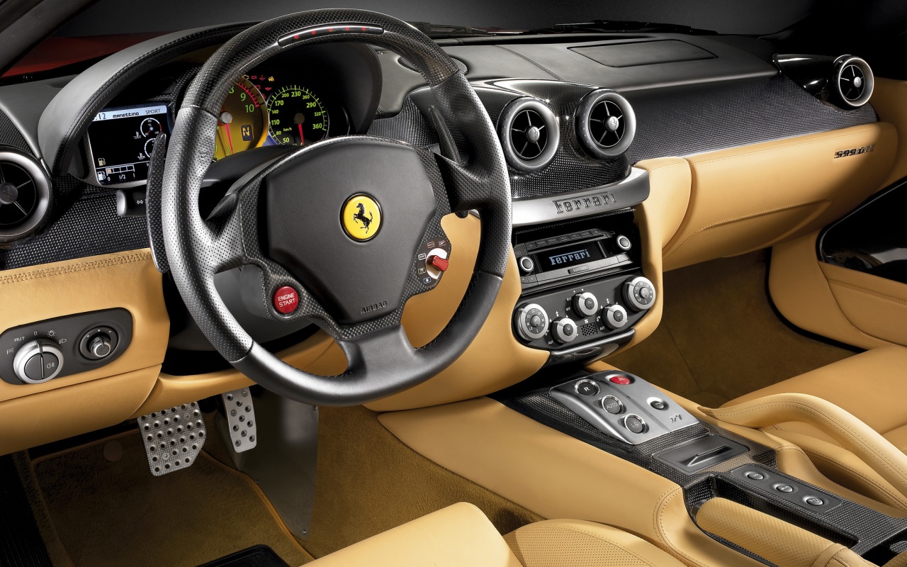 Салон феррари обои