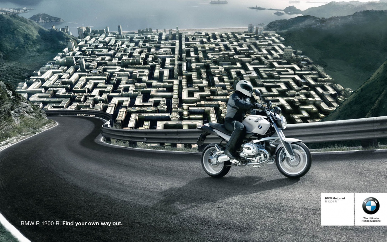 BMW R 1200 R. Найди свой путь наружу. обои