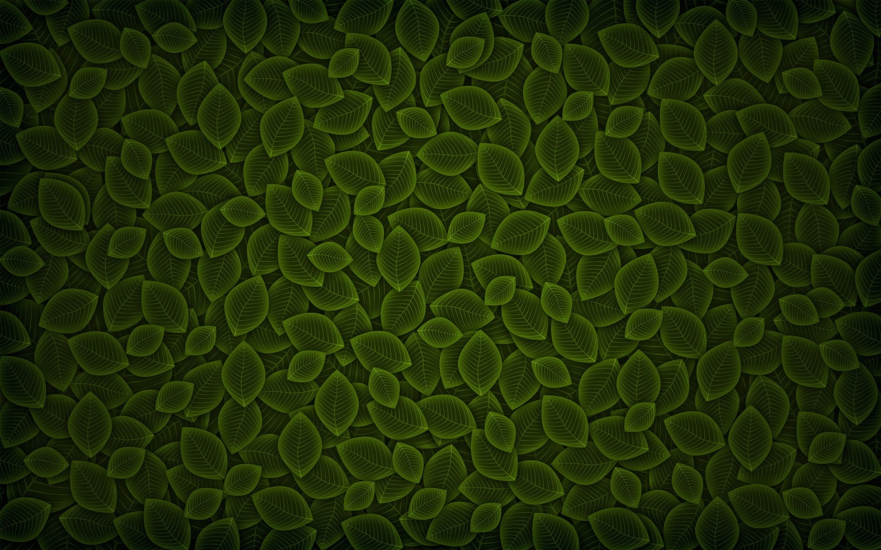 Векторные зеленые листья обои