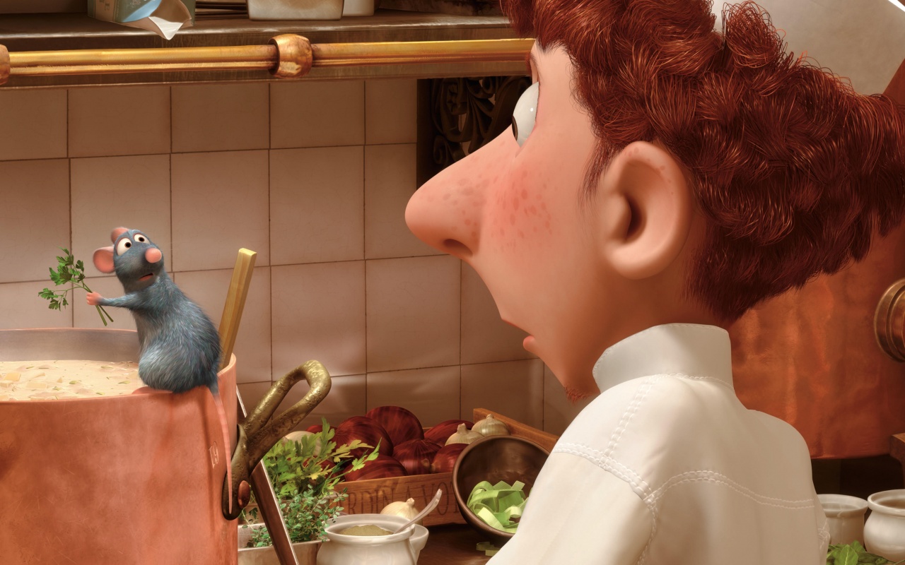 Рататуй варит суп обои