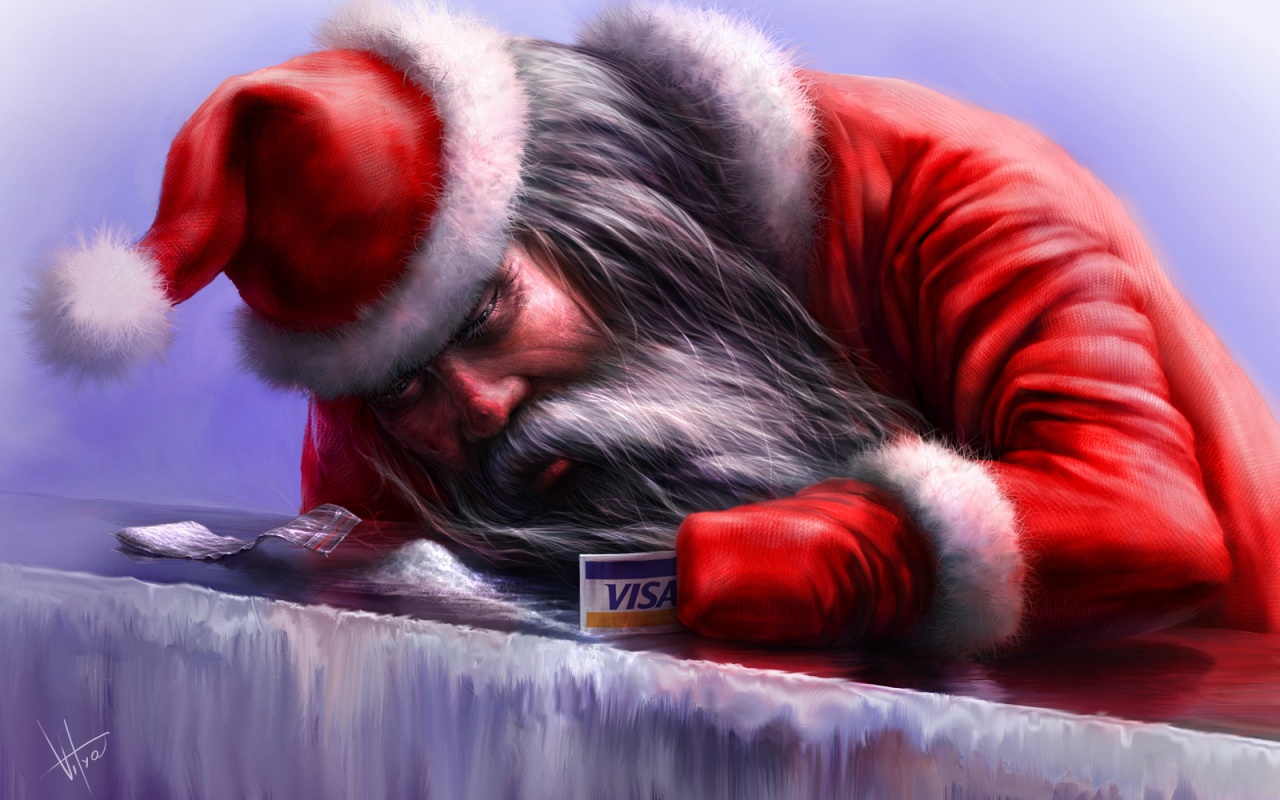 Плохой Санта обои