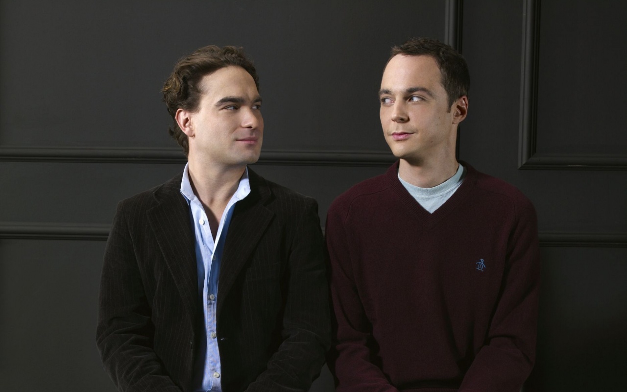 Шелдон Купер и Леонард Хофстедер обои