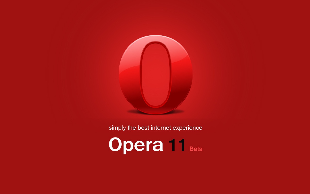 Opera 11 обои