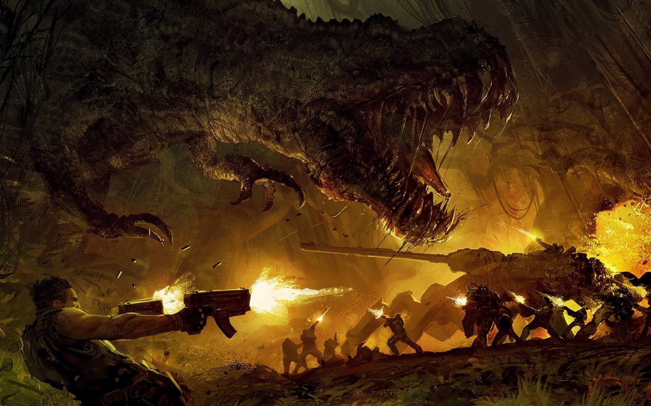 Динозавр обои