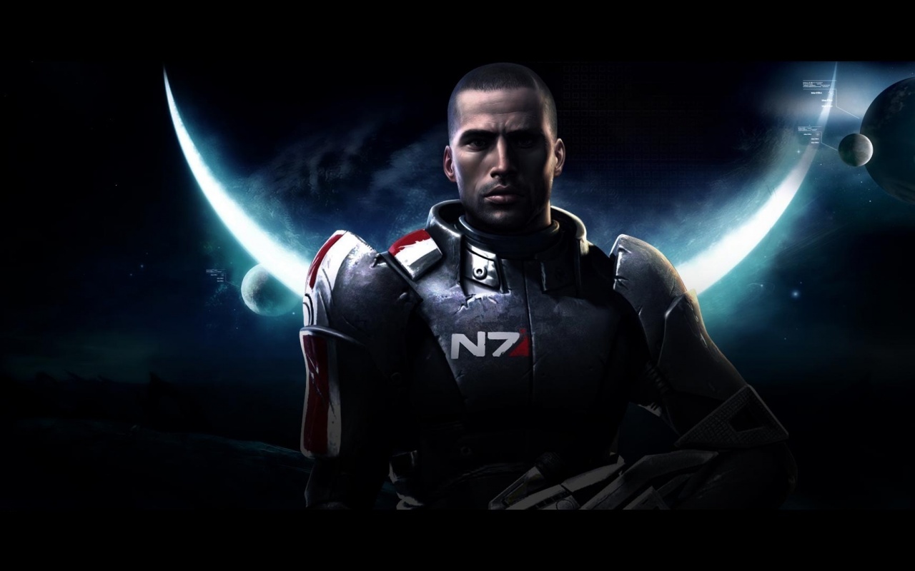 Шепард из Mass Effect обои