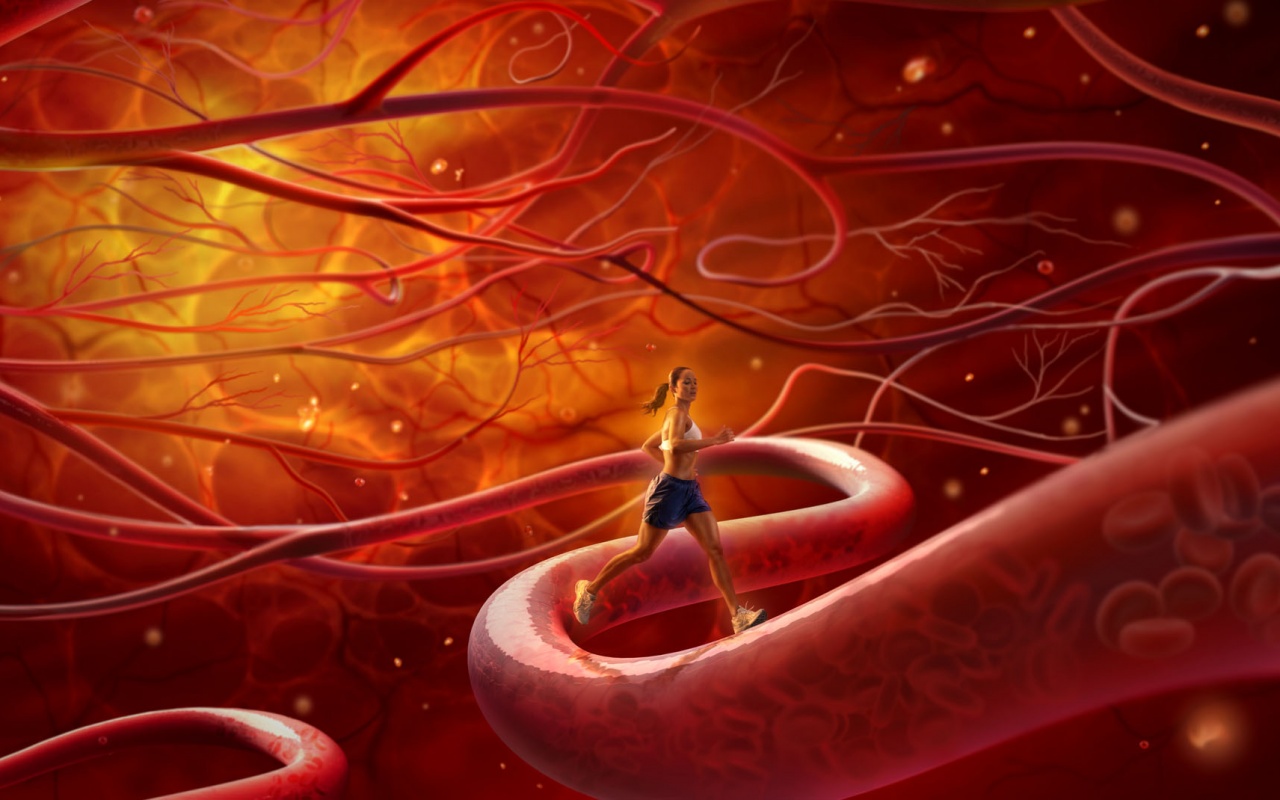 Бег крови обои