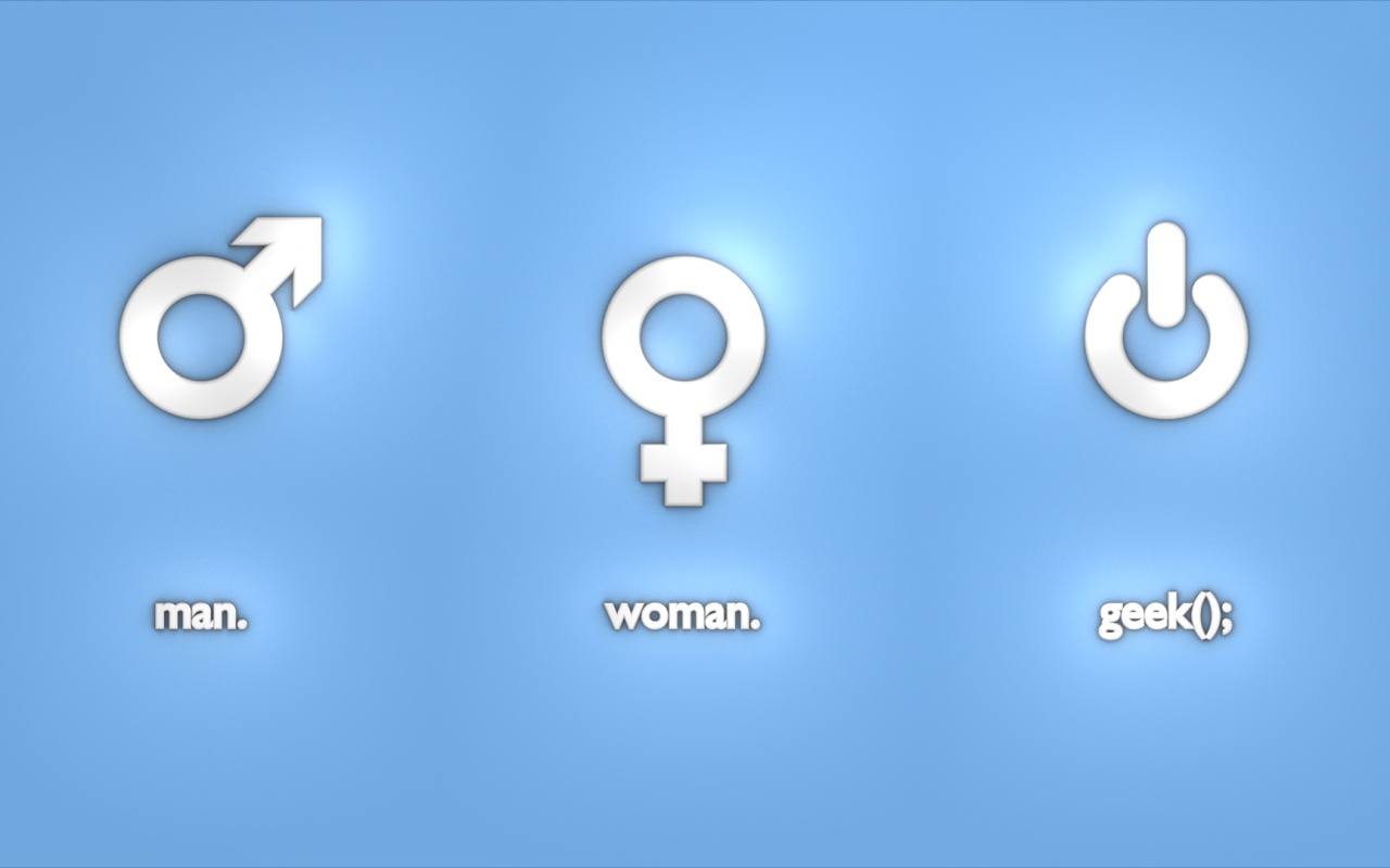 Мужчина, Женщина, Гик обои