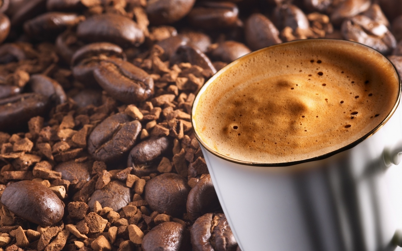 Кружка заварного кофе обои