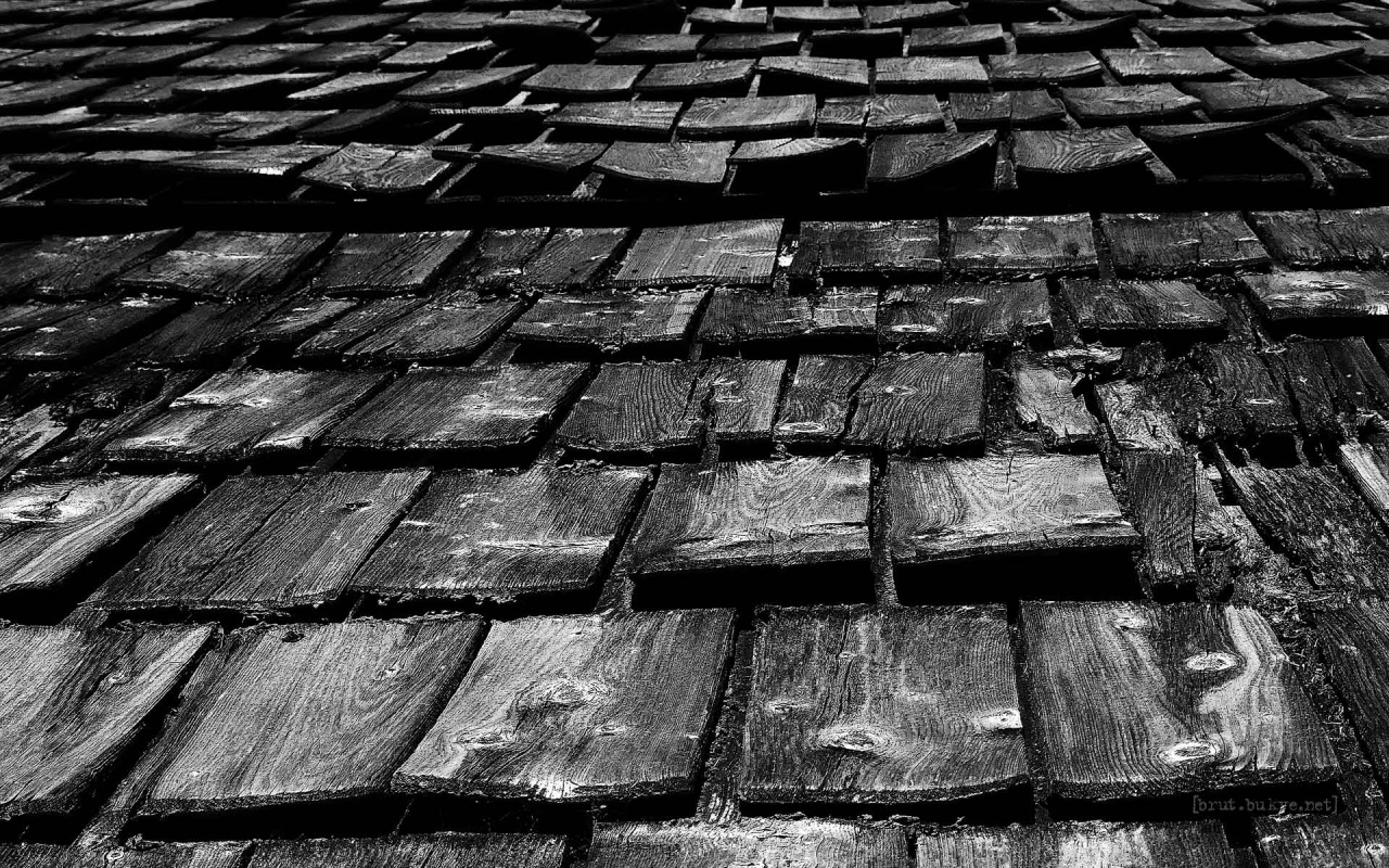 Деревянная крыша обои