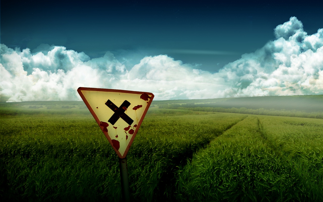 Знак с крестом обои