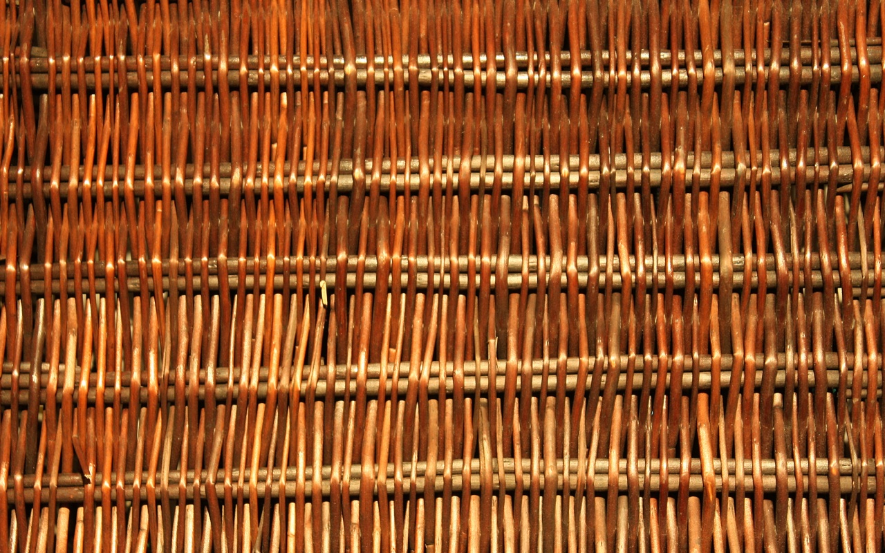 Плетёный забор обои