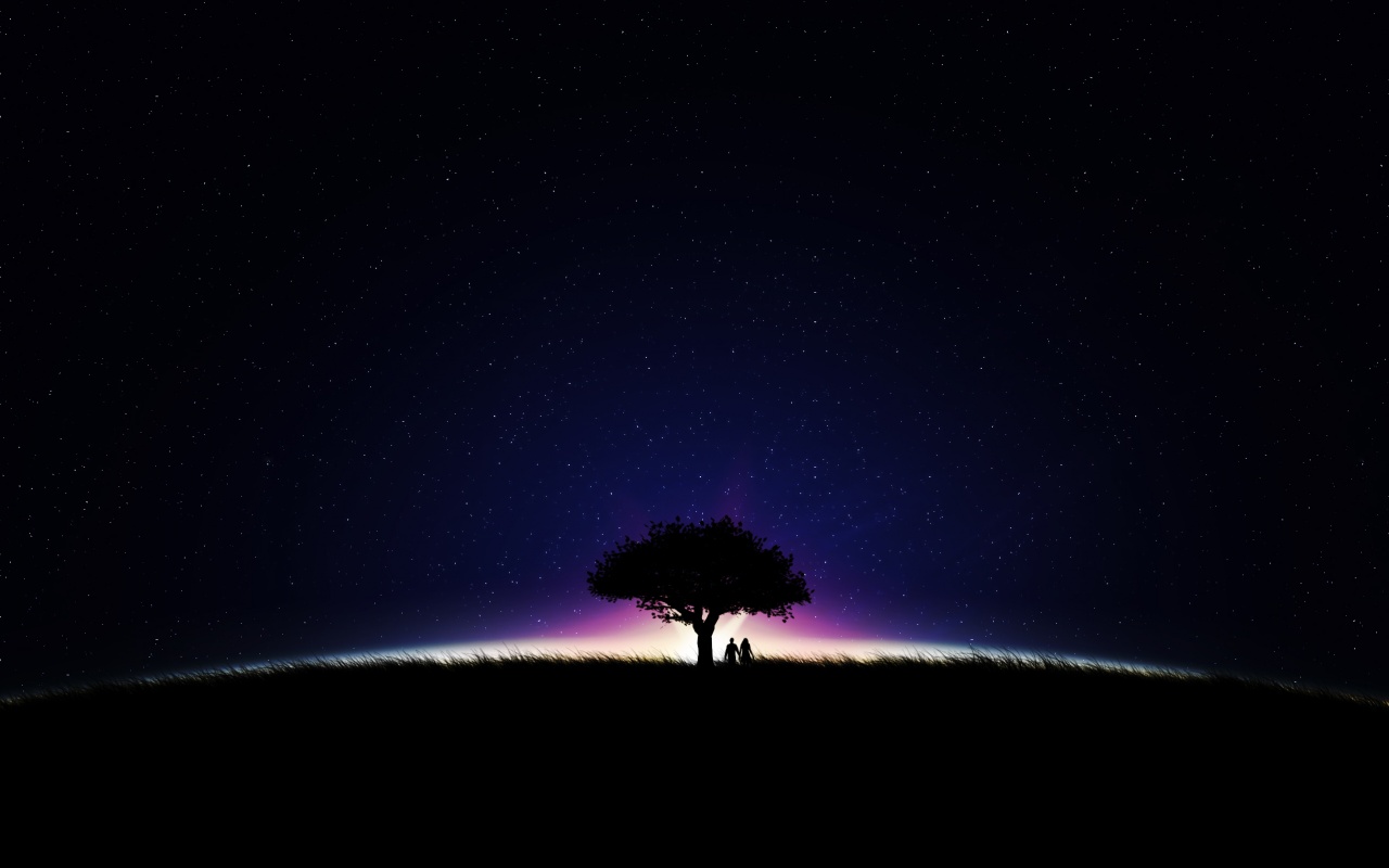 Звёздная ночь обои