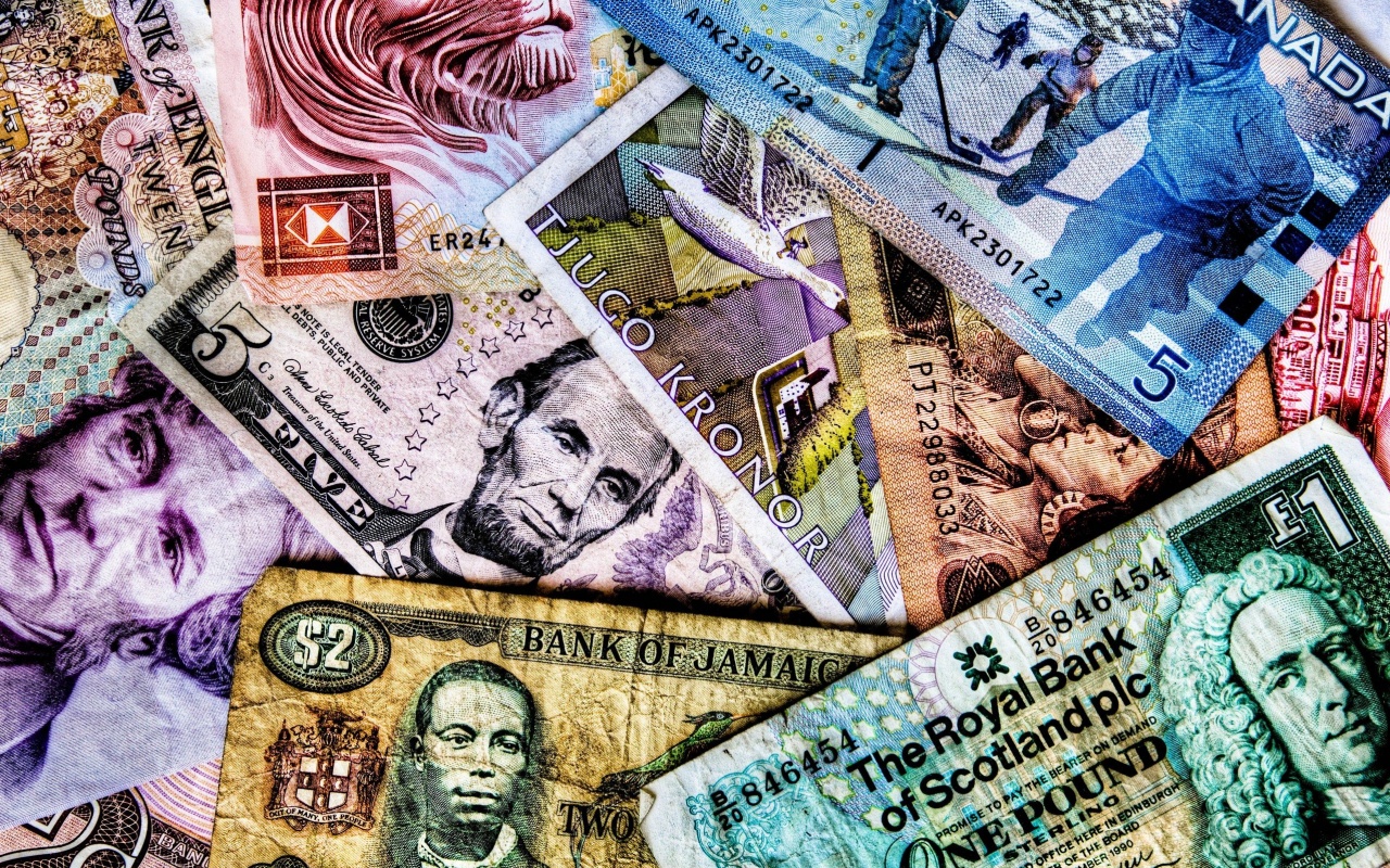 Купюры из разных стран обои