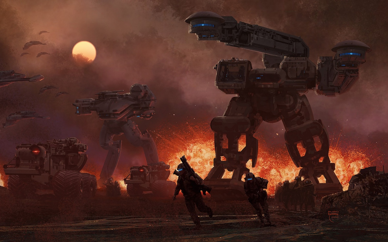 Война будущего обои