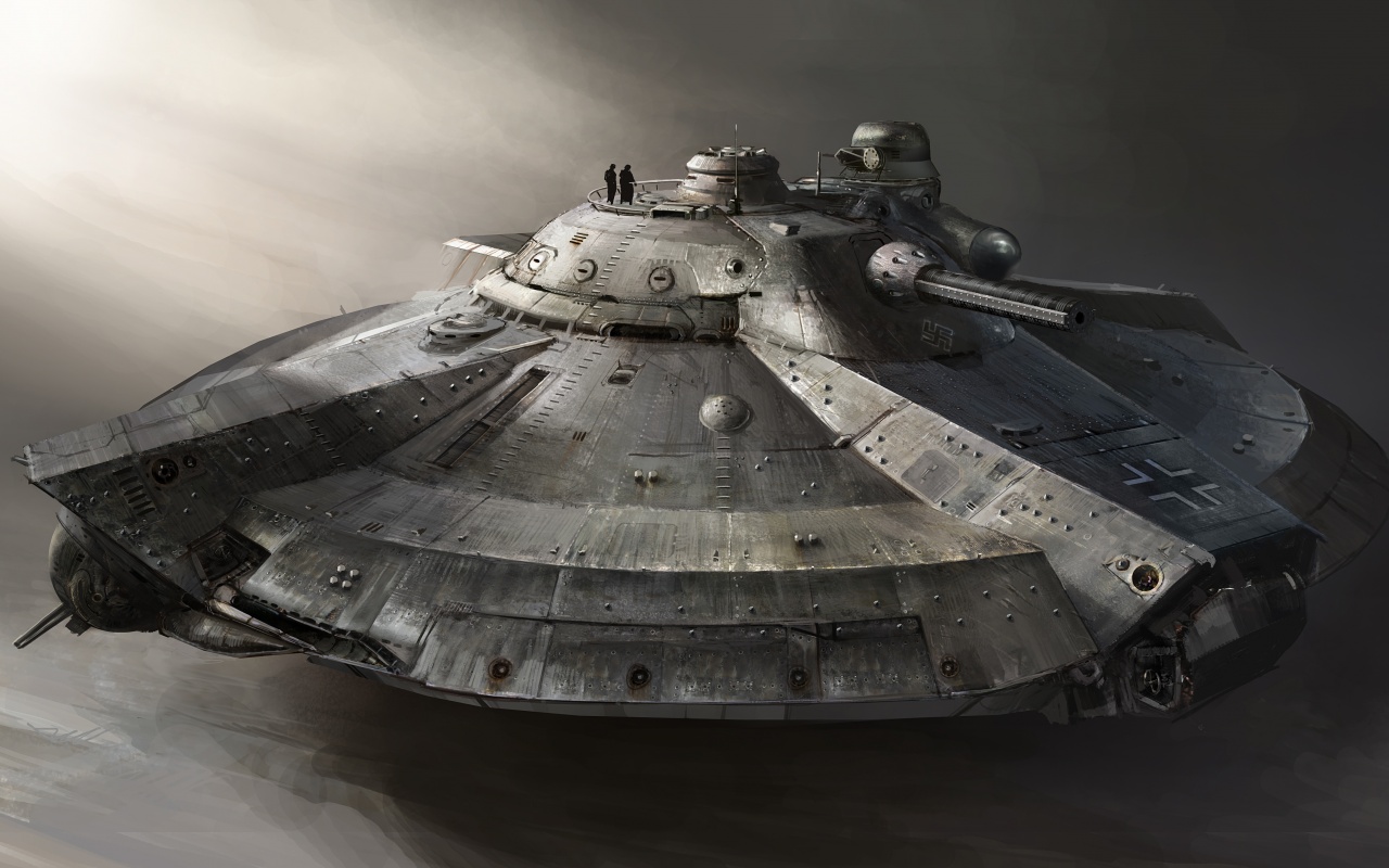 Летающая тарелка. Разработка Рейха. обои