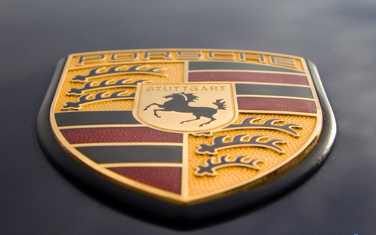 Логотип порше обои