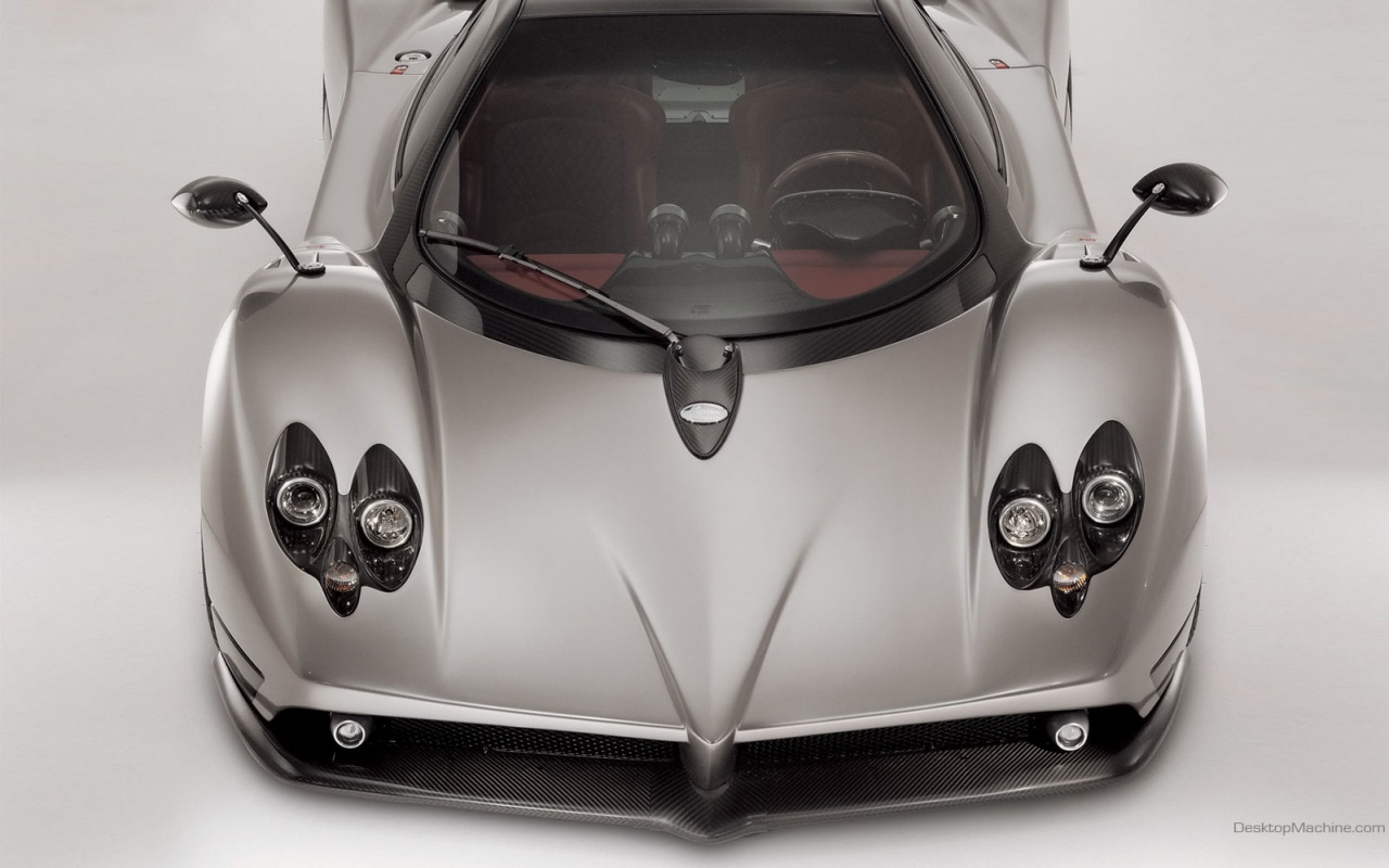Pagani Zonda спереди обои