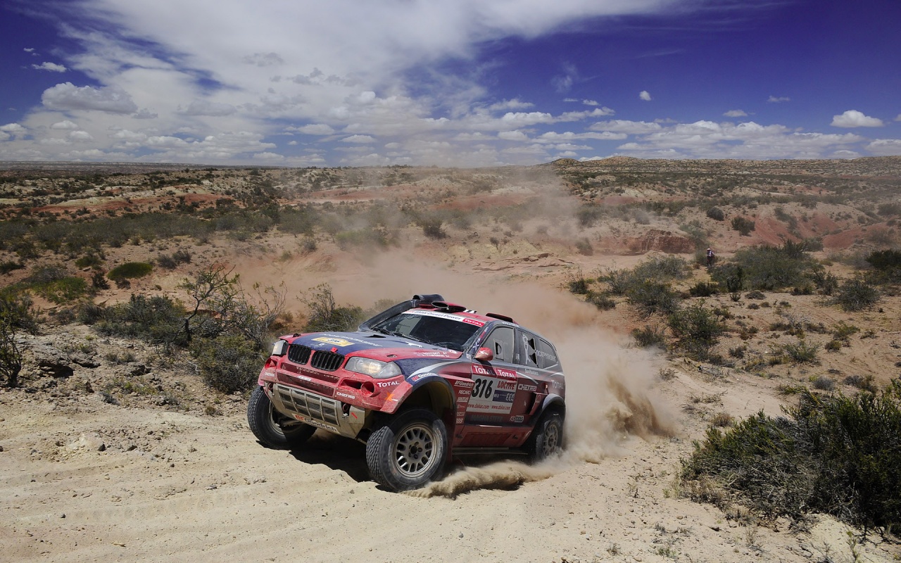 Раллийный BMW X3 обои