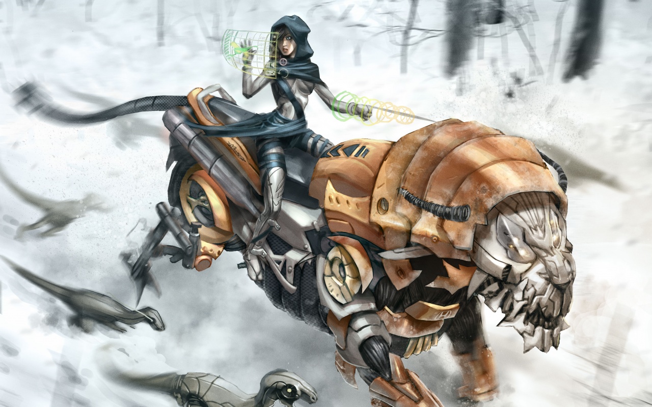 Кибернетическая погоня обои