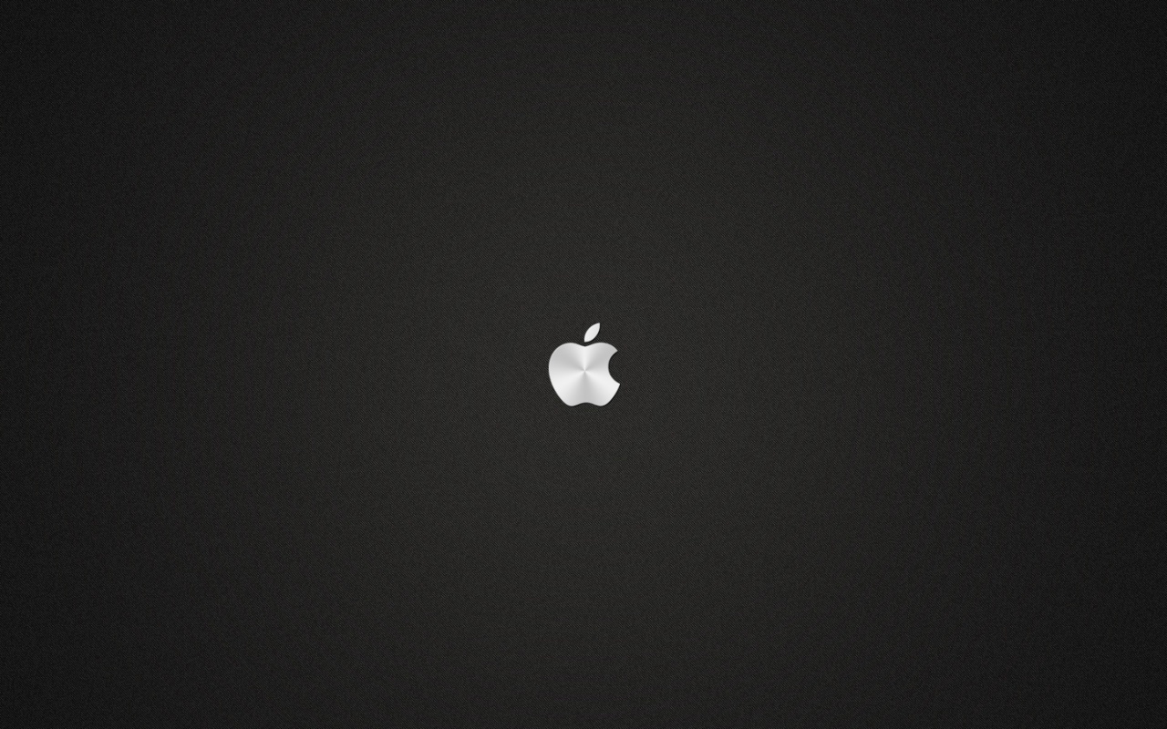 Темный фон - светлое яблоко обои