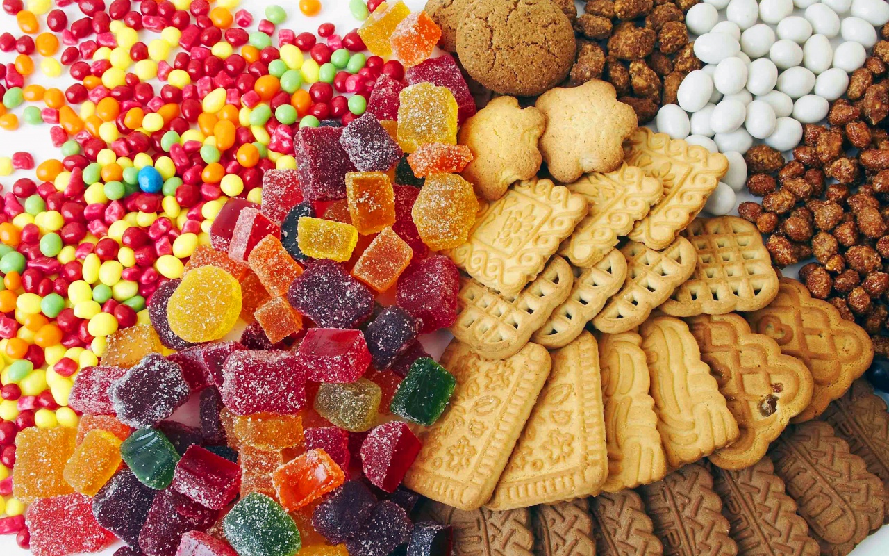 Мармелад, печенье, конфеты обои