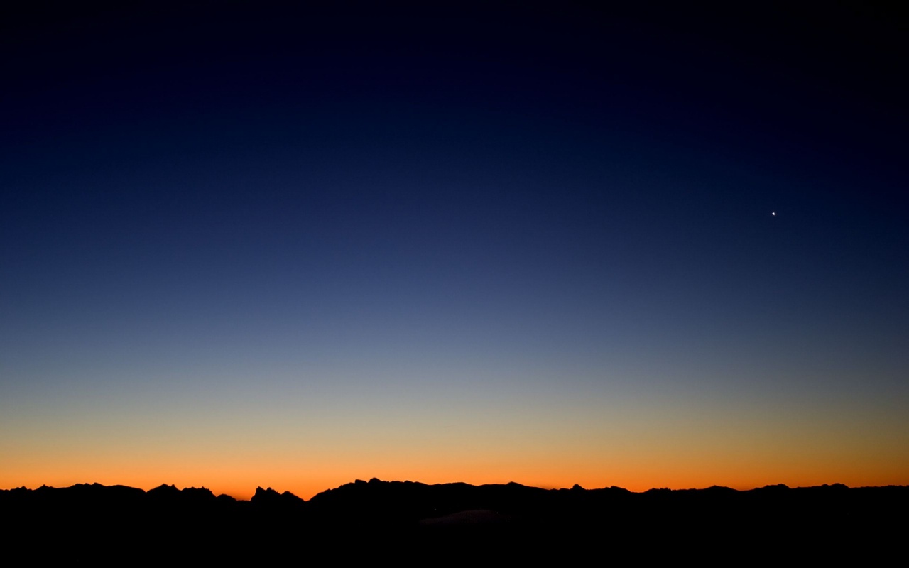 Сказочный закат обои