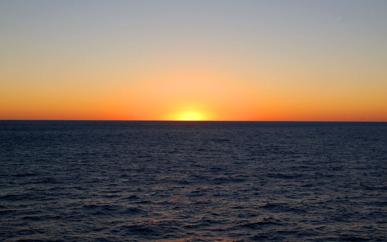Морской закат обои