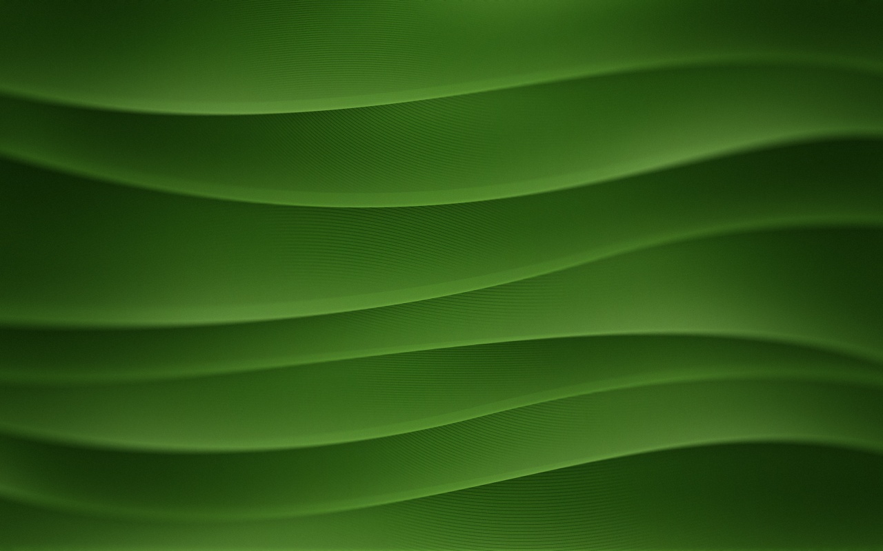 Зелёные горизонтальные волны обои