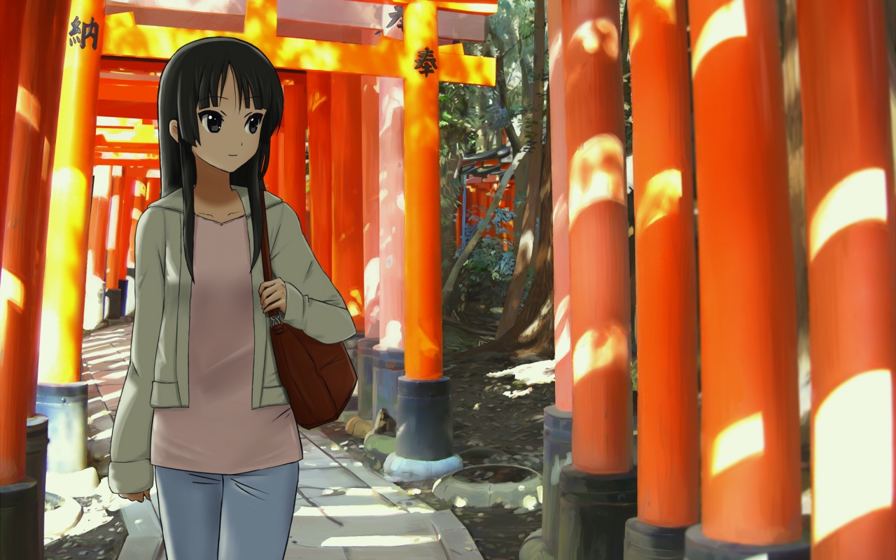 Акияма Мио обои