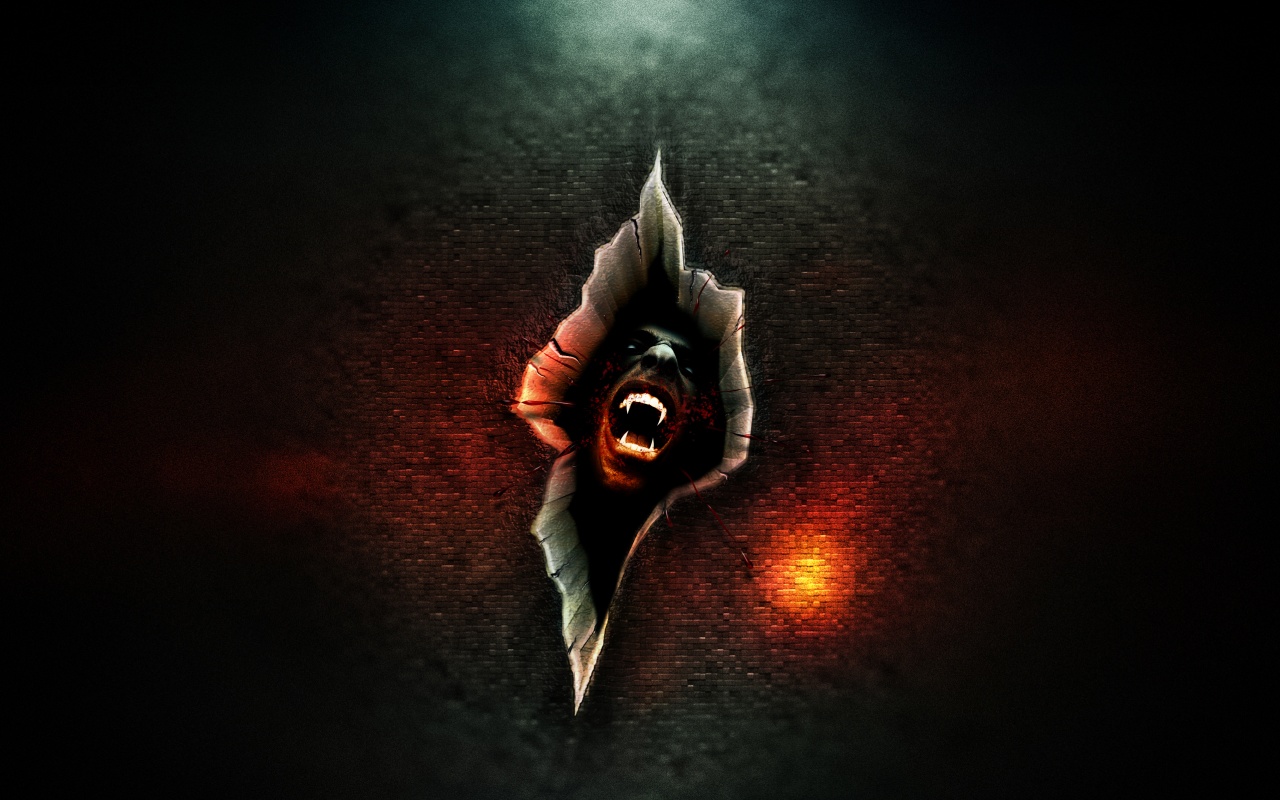 Монстр из ращелины обои