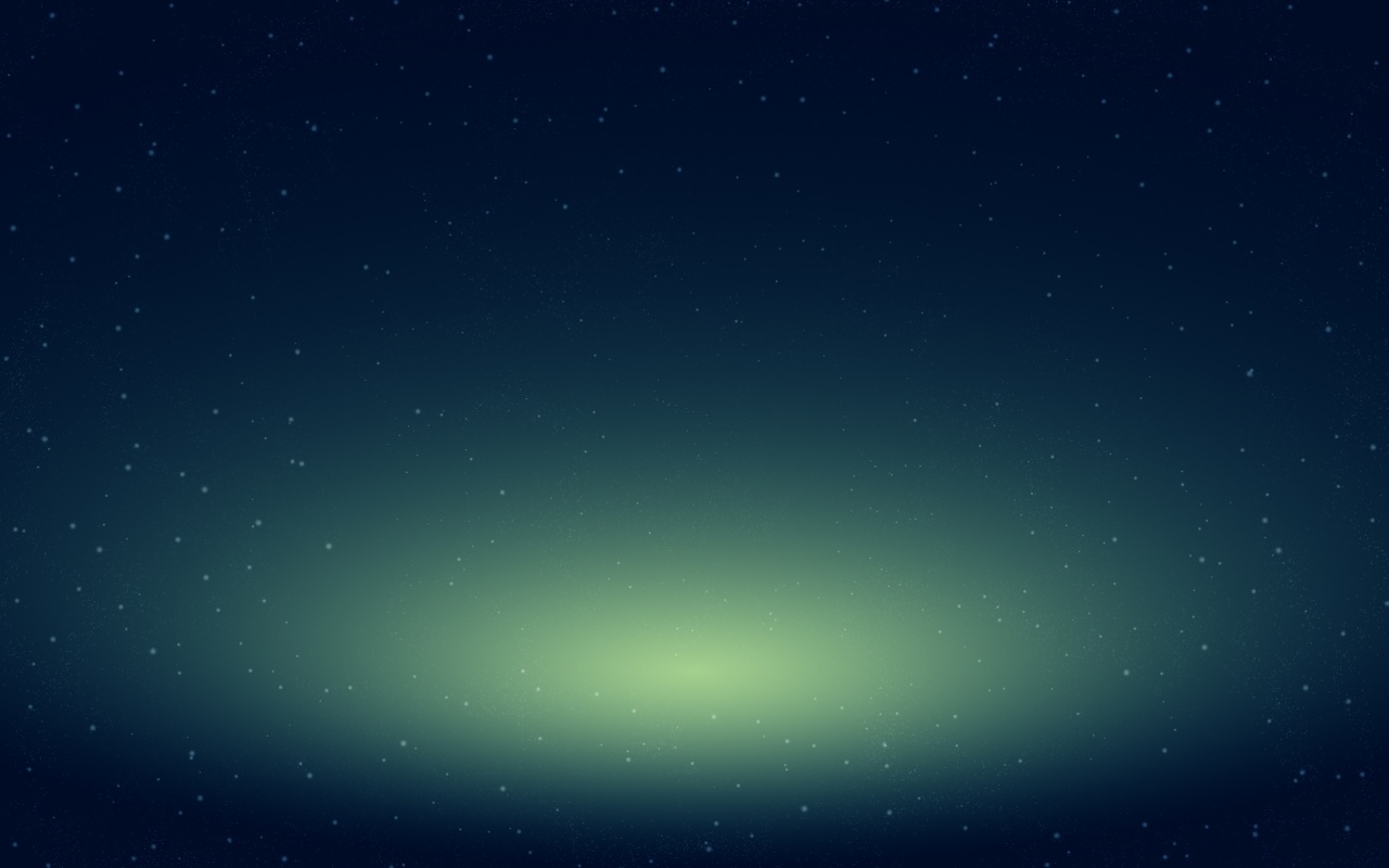 Свечение в ночном небе обои