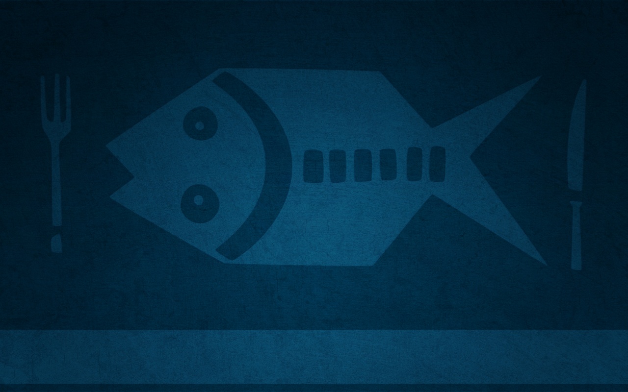 Вилка слева, нож справа обои