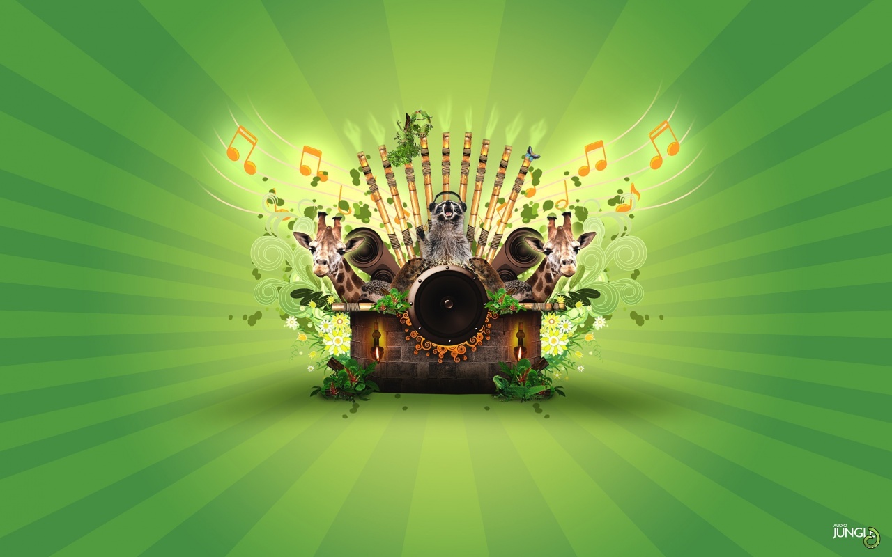 Музыка джунглей обои