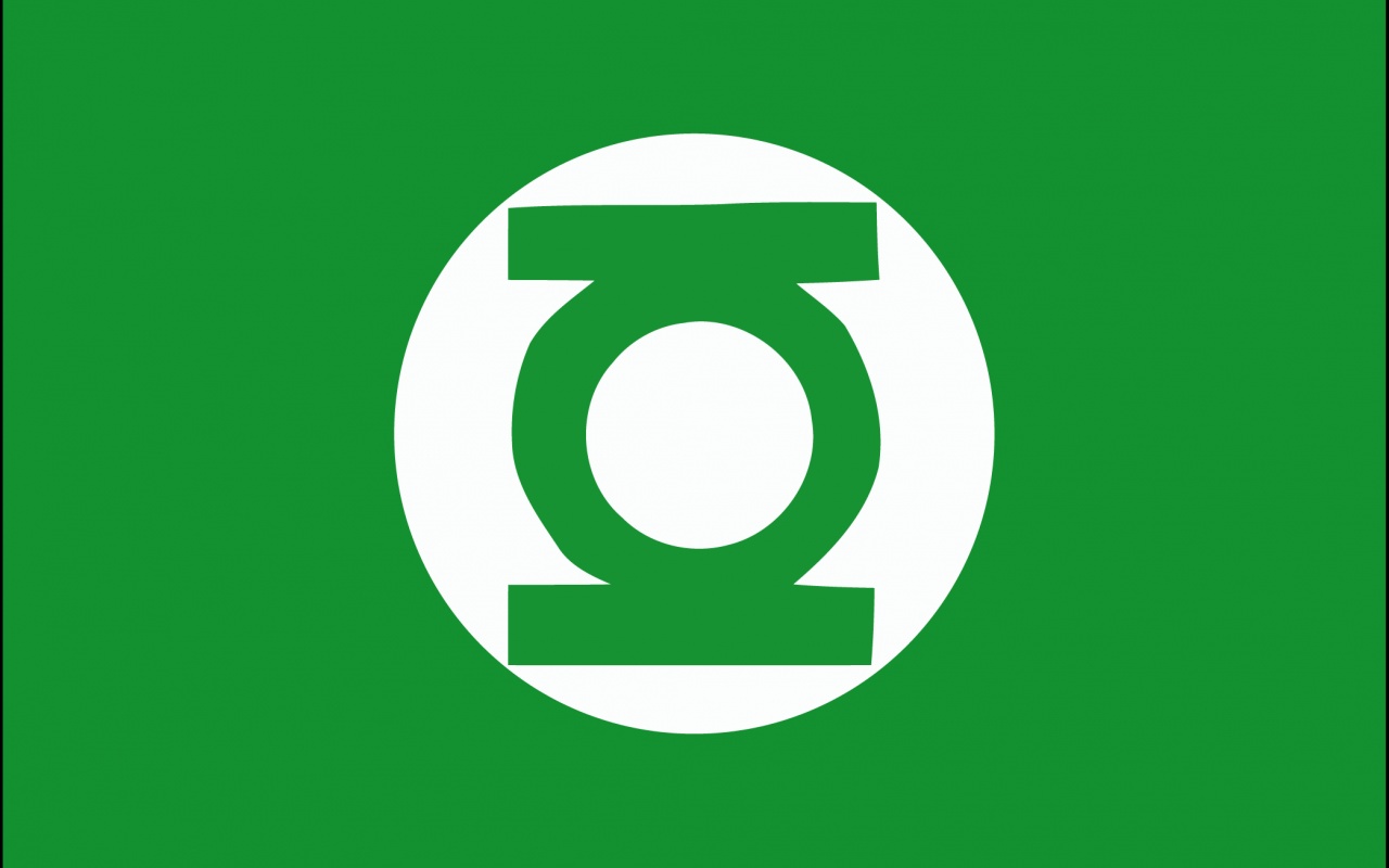 Знак Зеленого фонаря обои