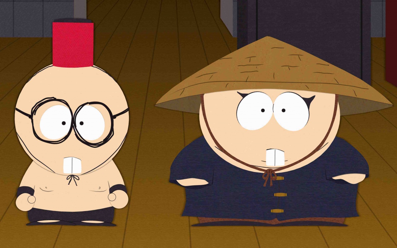 Баттерс Стотч и Эрик Картман в Китайской проблеме обои