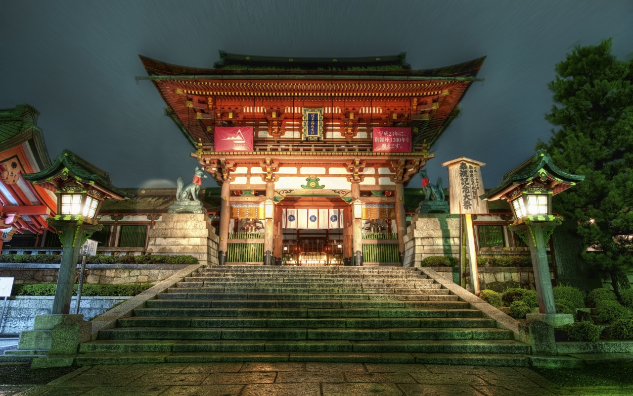 Китайский храм обои