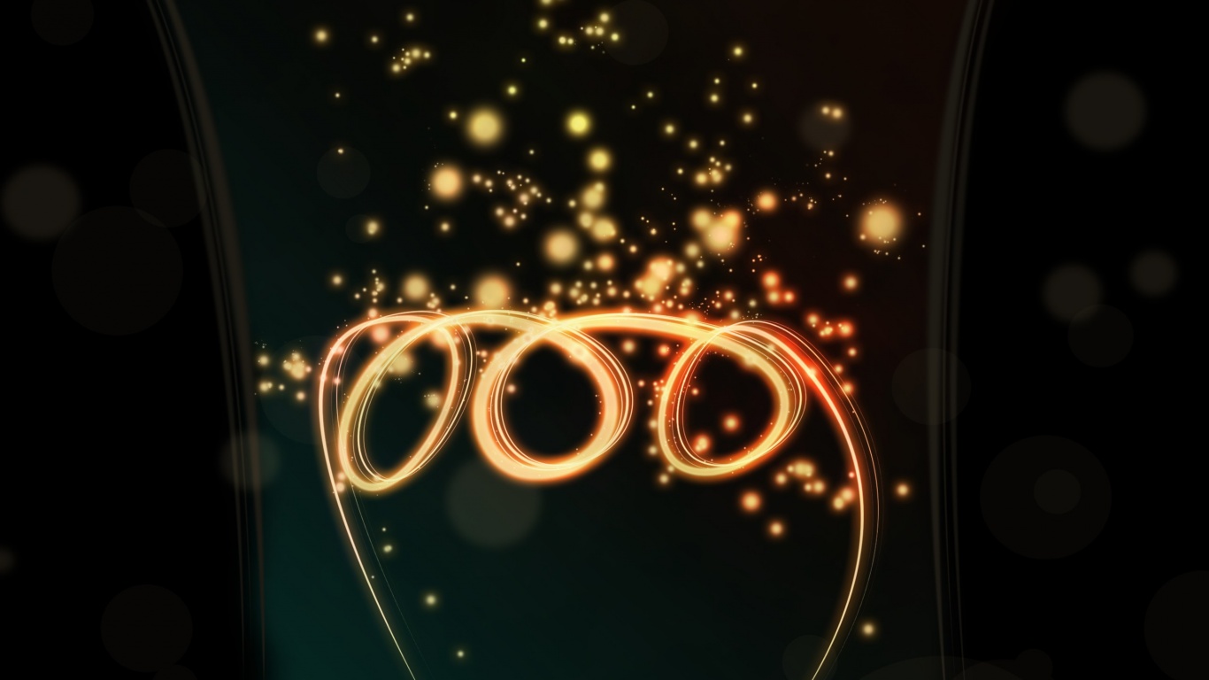 Огненные кольца обои