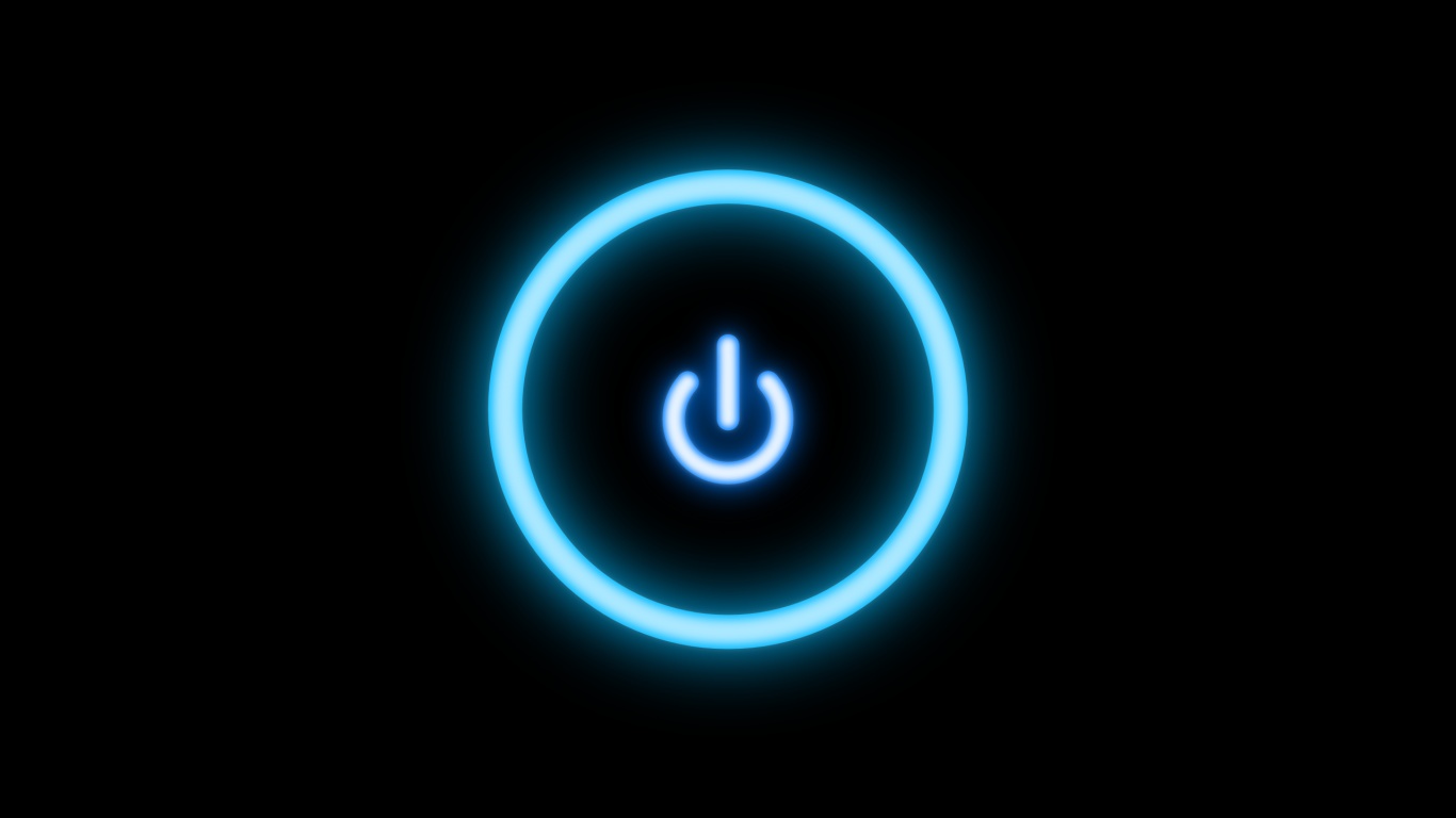 Горящая кнопка запуска обои