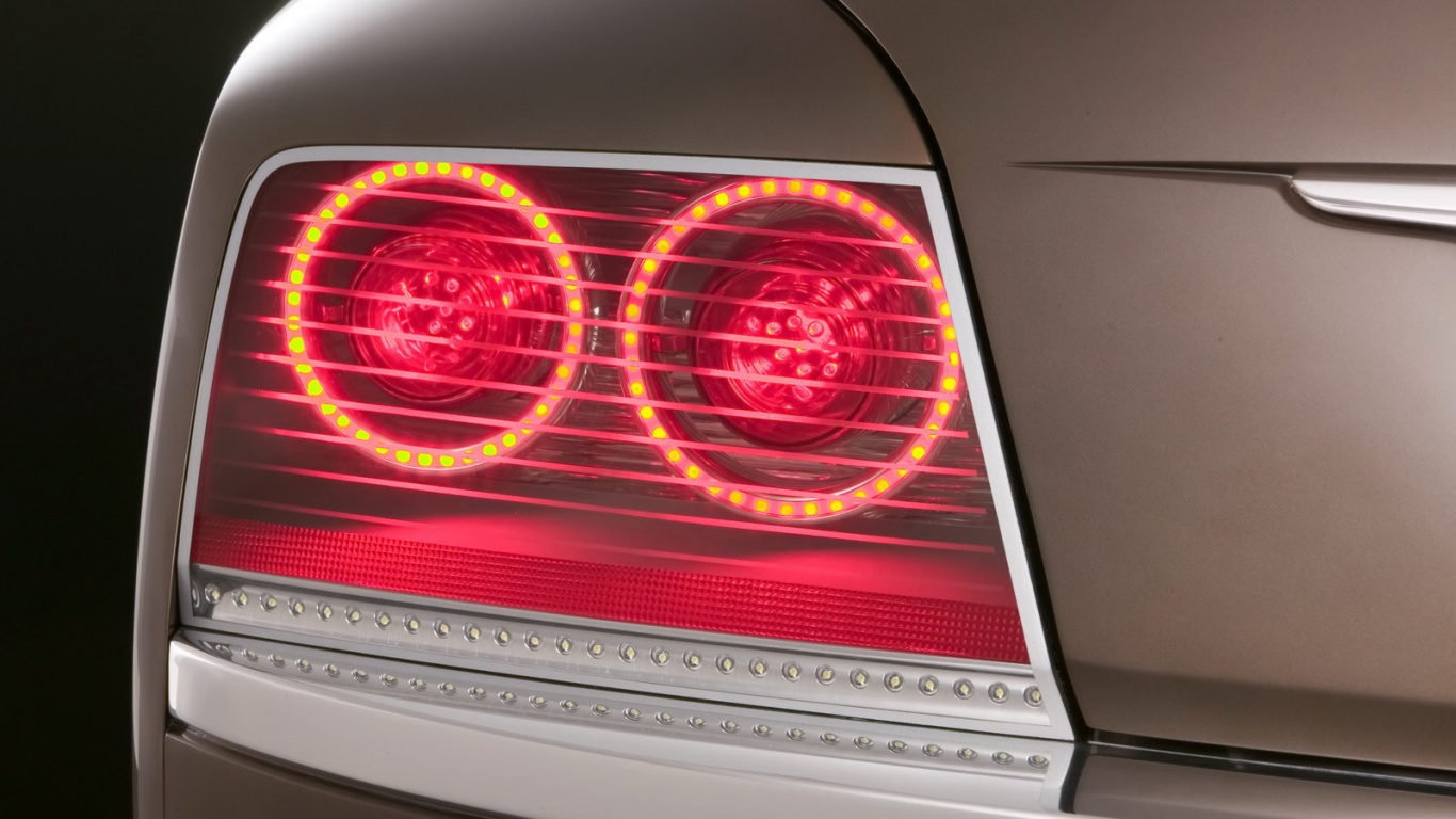 Горящие задние фары обои