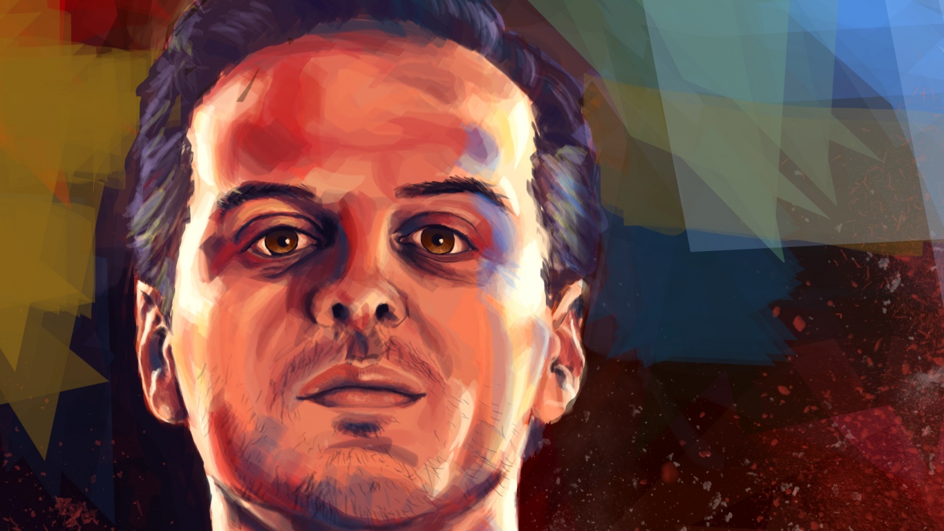 Портрет Джима Мориарти обои