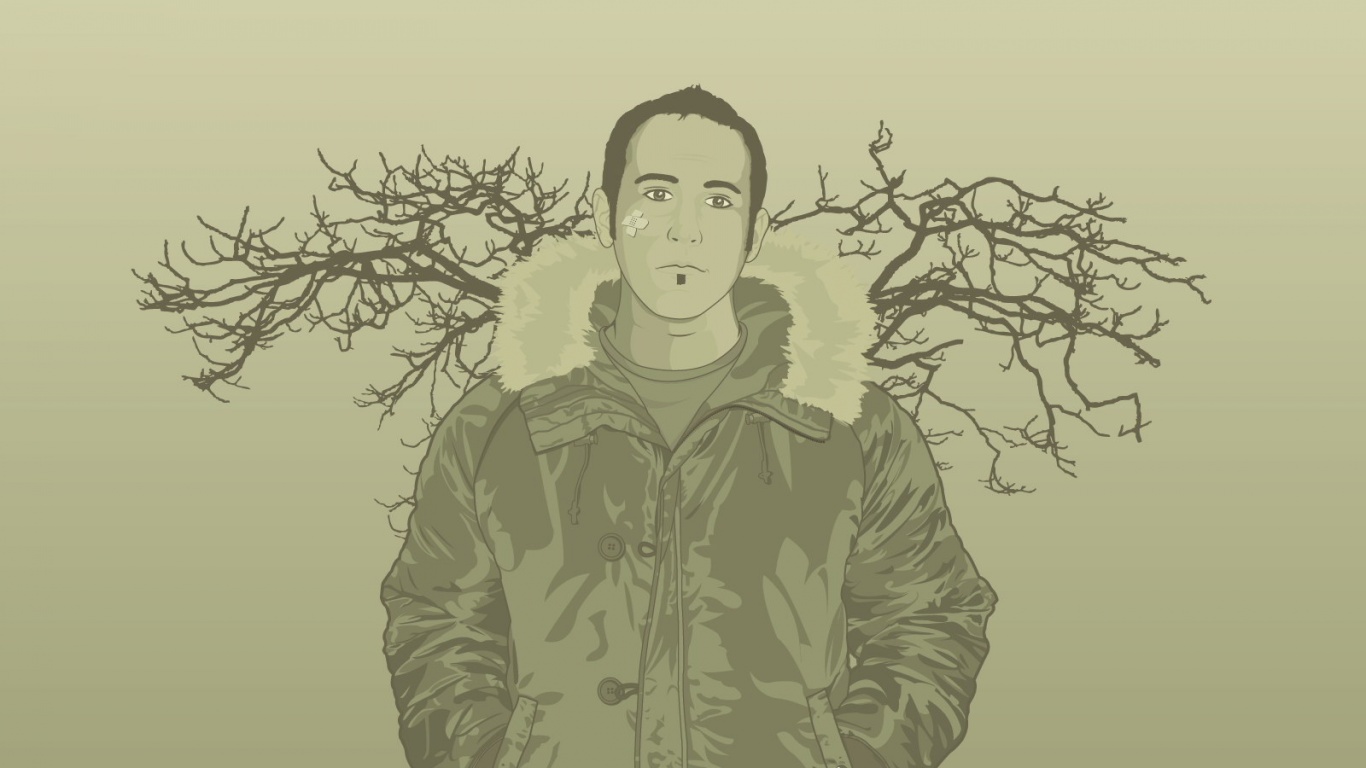 Парень-олень обои