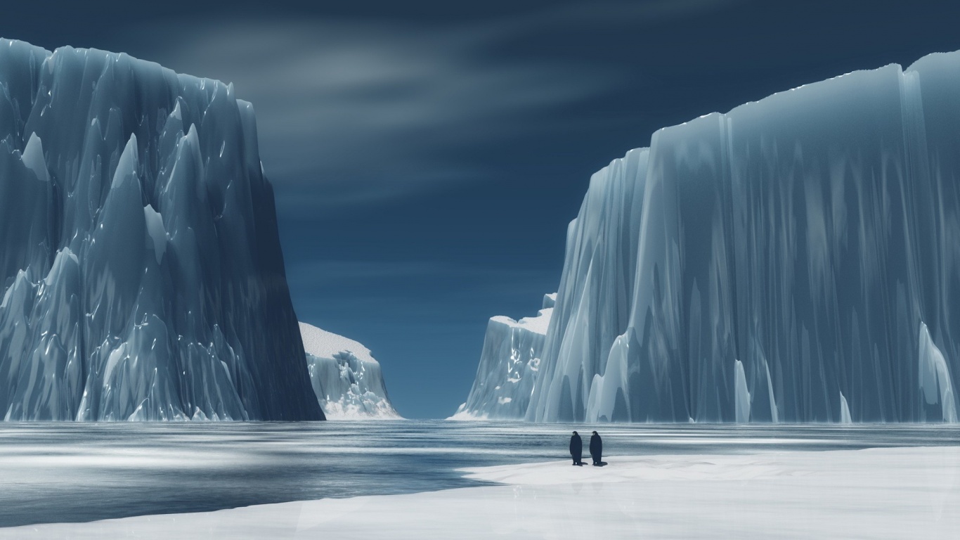 Ледяные горы обои